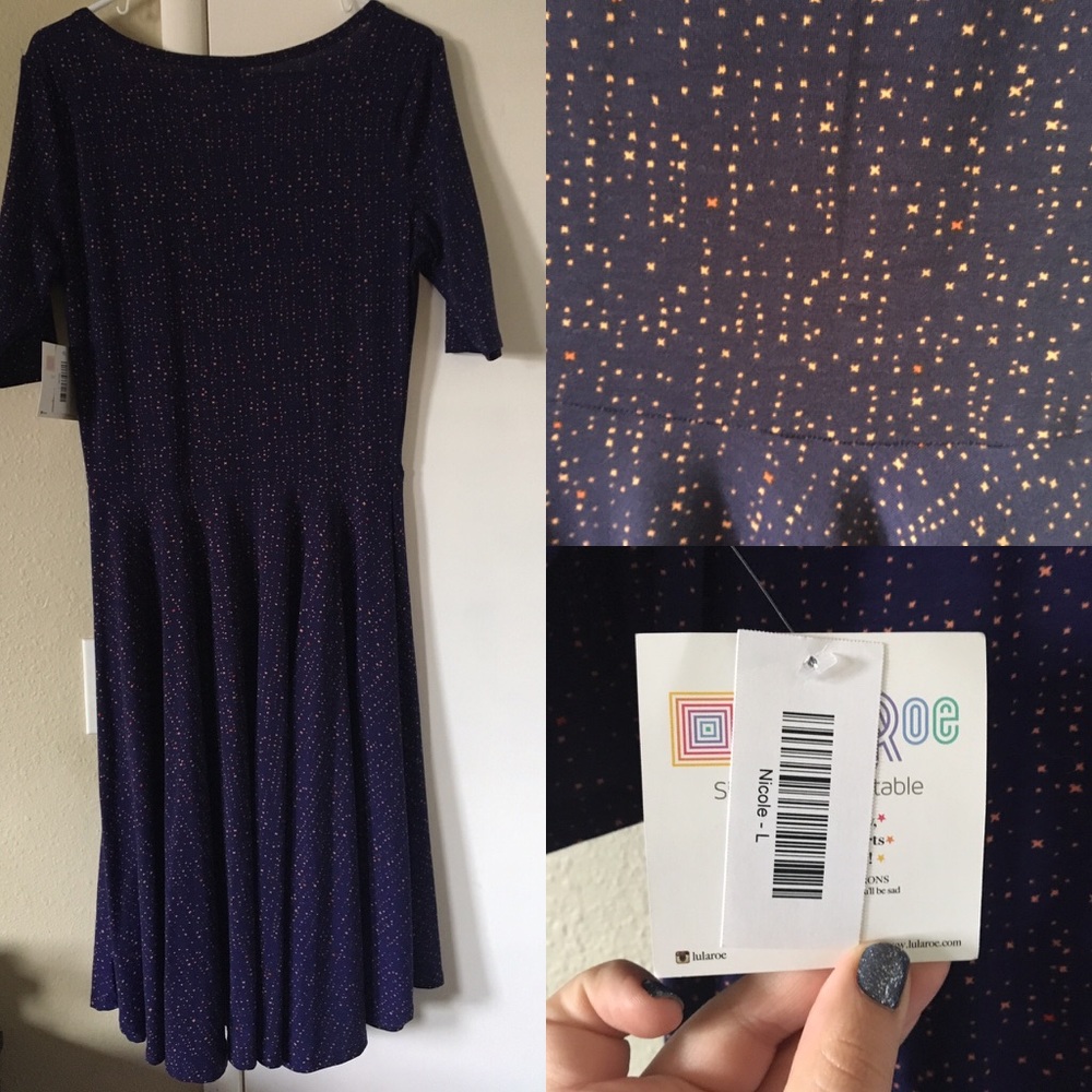 BNWT Lularoe Nicole dress